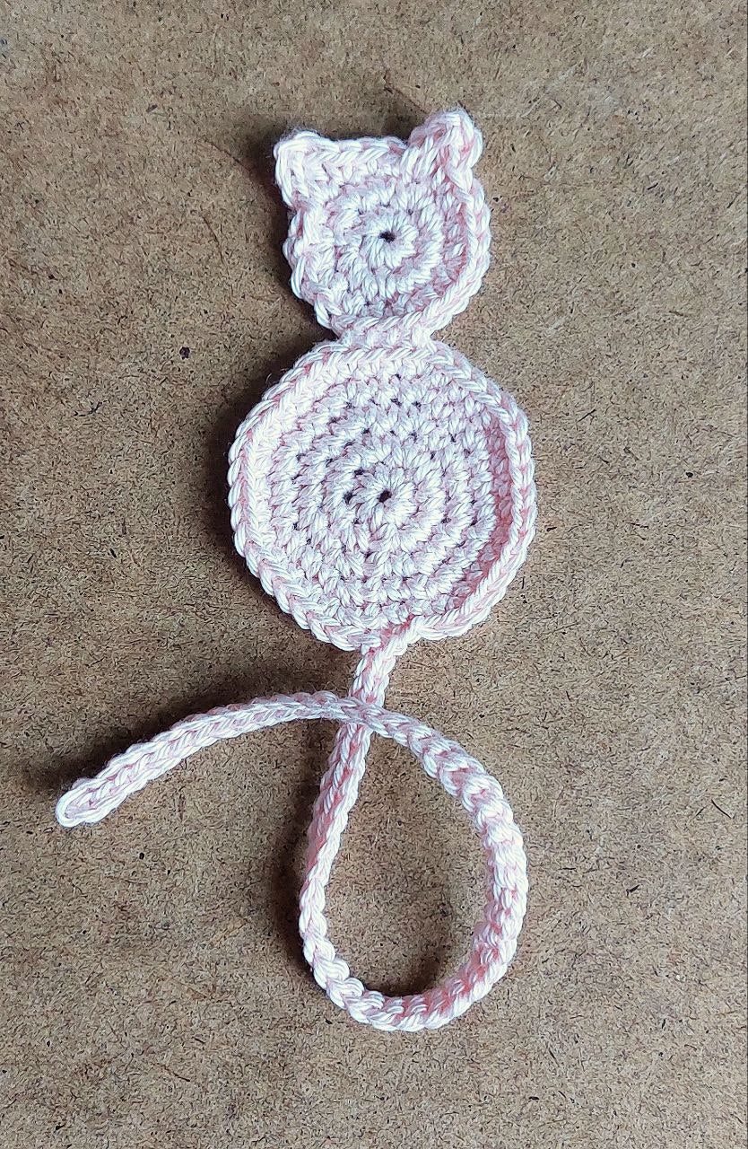 Crochet Bookmark - Cat