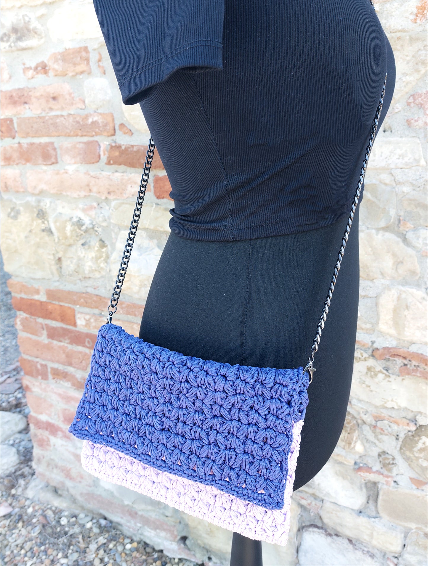 Wisteria Crochet Pochette