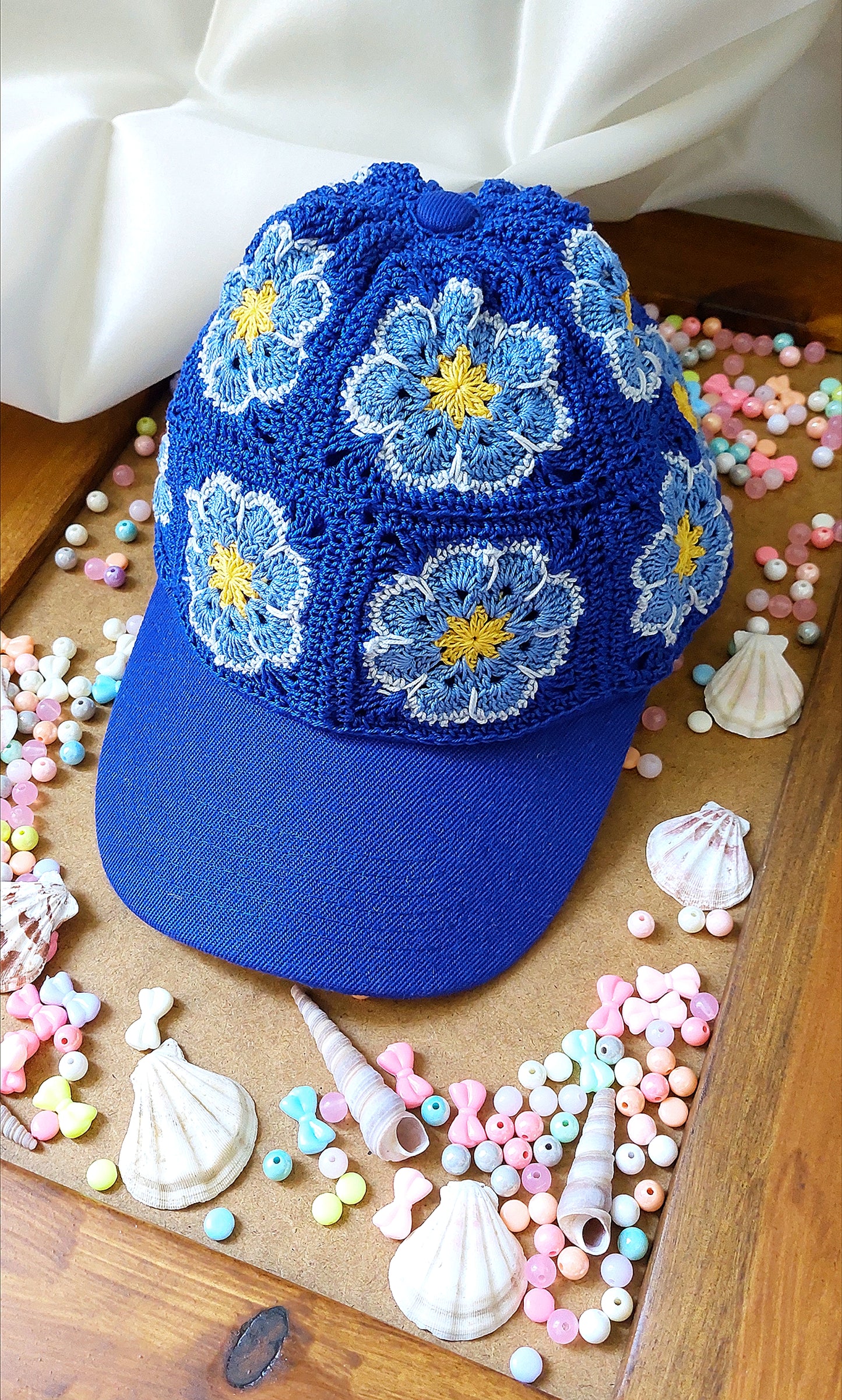 Granny Square Baseball Cap - Billy