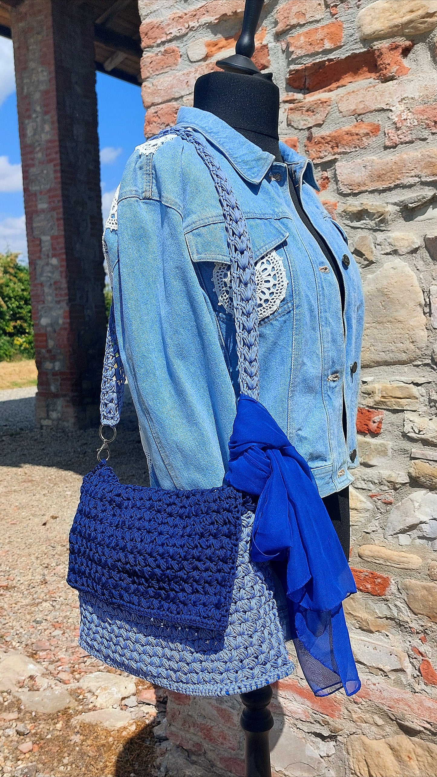 Wisteria Crochet Shoulder Bag