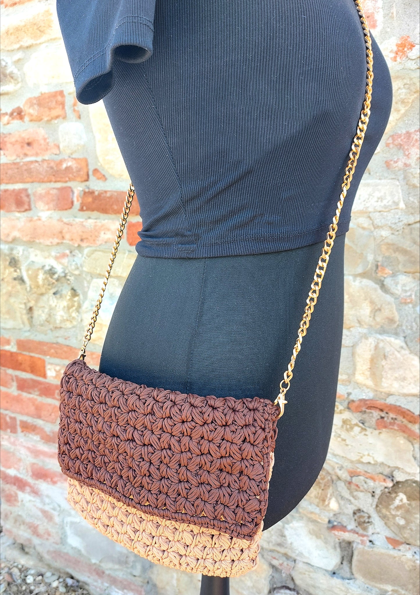 Wisteria Crochet Pochette