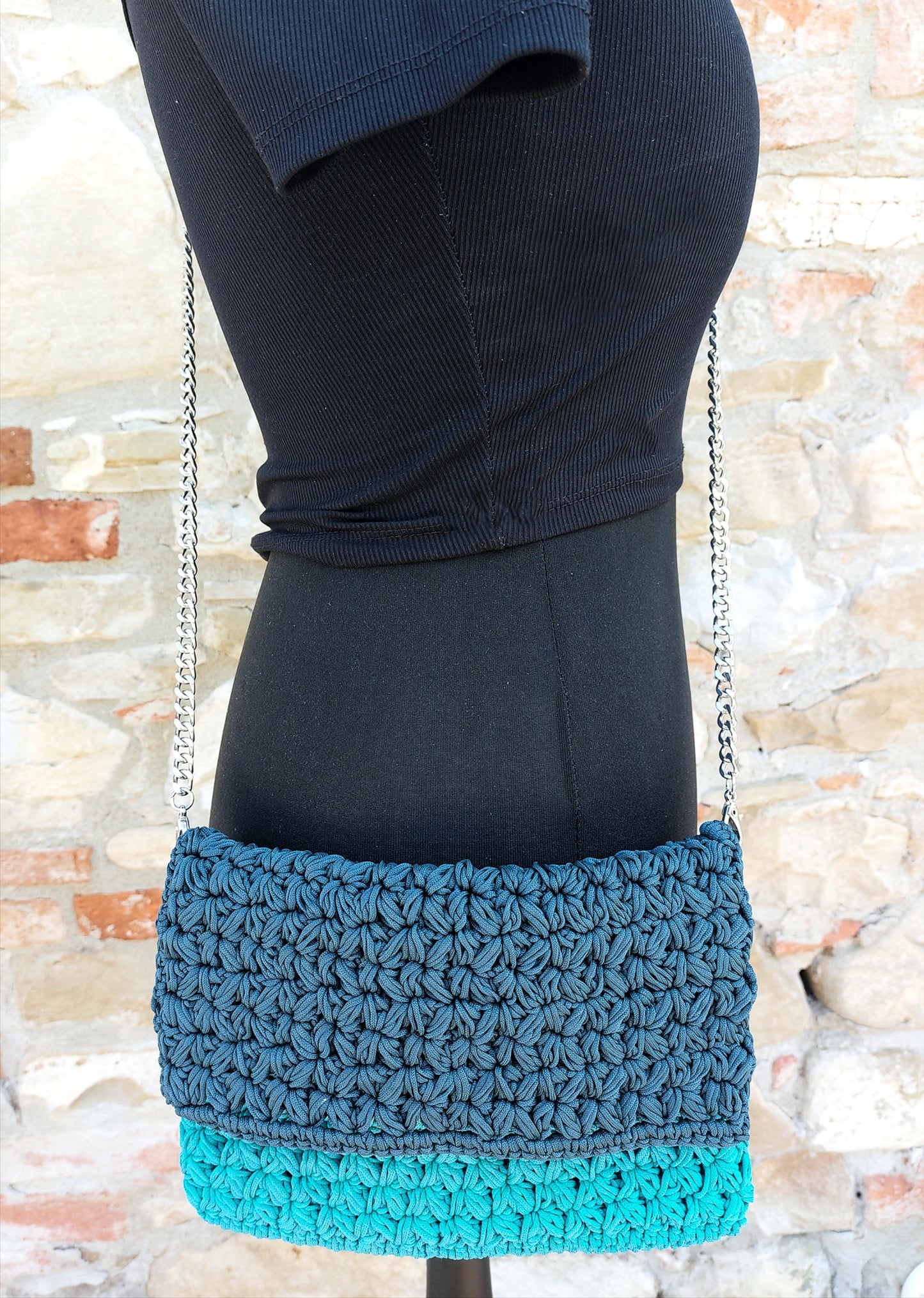 Wisteria Crochet Pochette