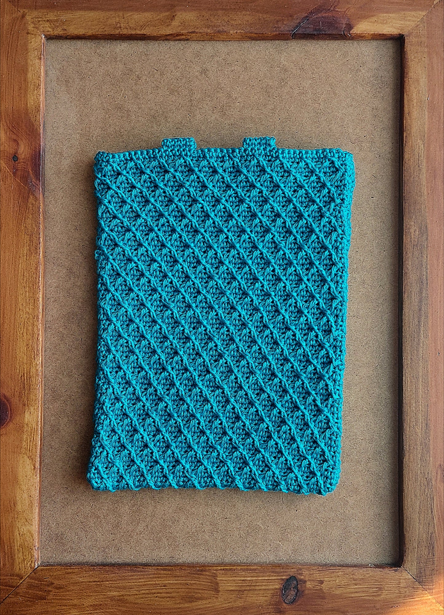 Crochet Booksleeve - Diamond Solid Color